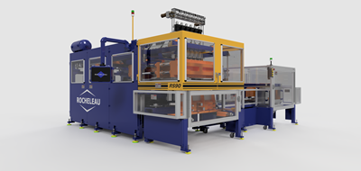 Rocheleau Introduces Its Largest Reciprocating-Screw Blow Molder